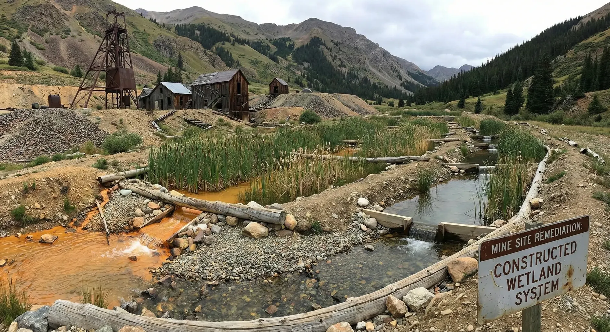 Constructed treatment wetland